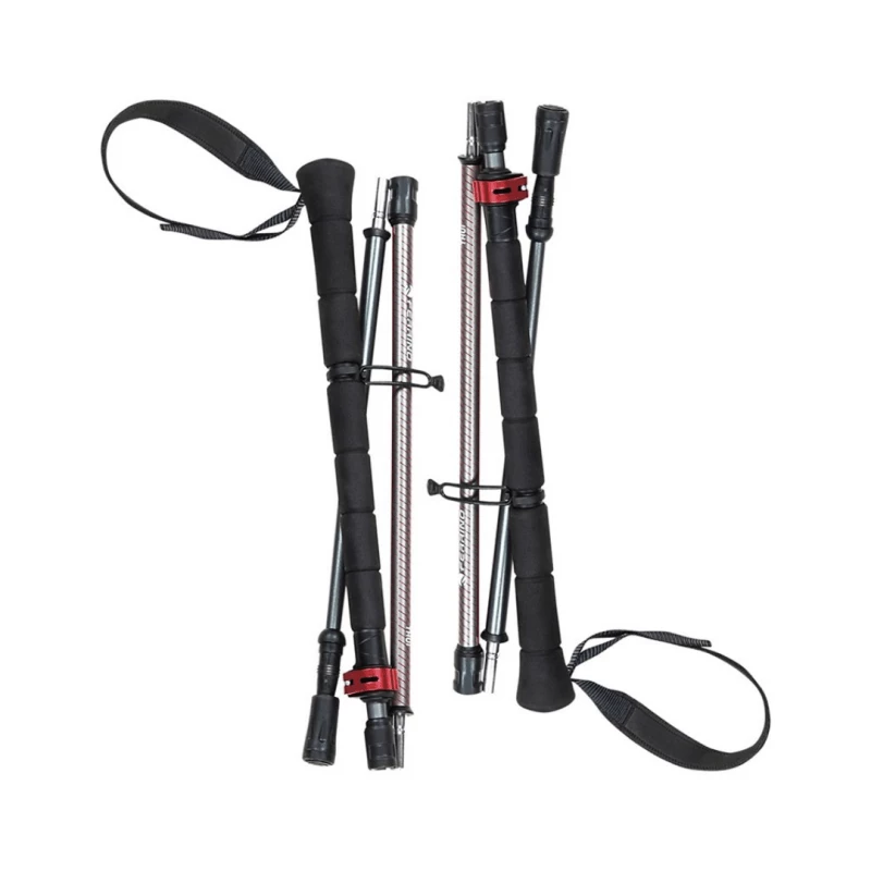 Bastones Ferrino Stick Thui Gris Rojo (par) 4 Bastones Ferrino Stick Thui Gris Rojo (par) - Image 2