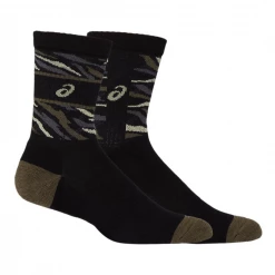 Calcetines Asics 2PPK Tiger Camo Negro Verde