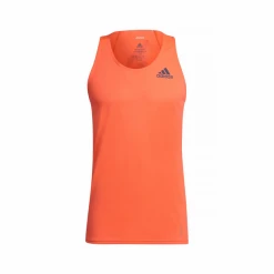 Camiseta Adidas Adizero Sin Mangas Naranja