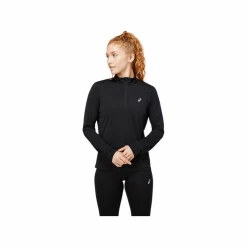 Camiseta Asics Core Zip Top Manga Larga Negro Mujer -365rider Ventas camiseta asics core zip top manga larga negro mujer 4