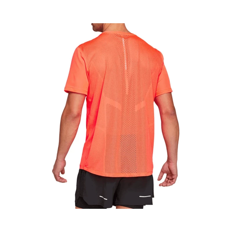 Camiseta Asics Future Tokyo Manga Corta Naranja Negro 7 Camiseta Asics Future Tokyo Manga Corta Naranja Negro - Image 5