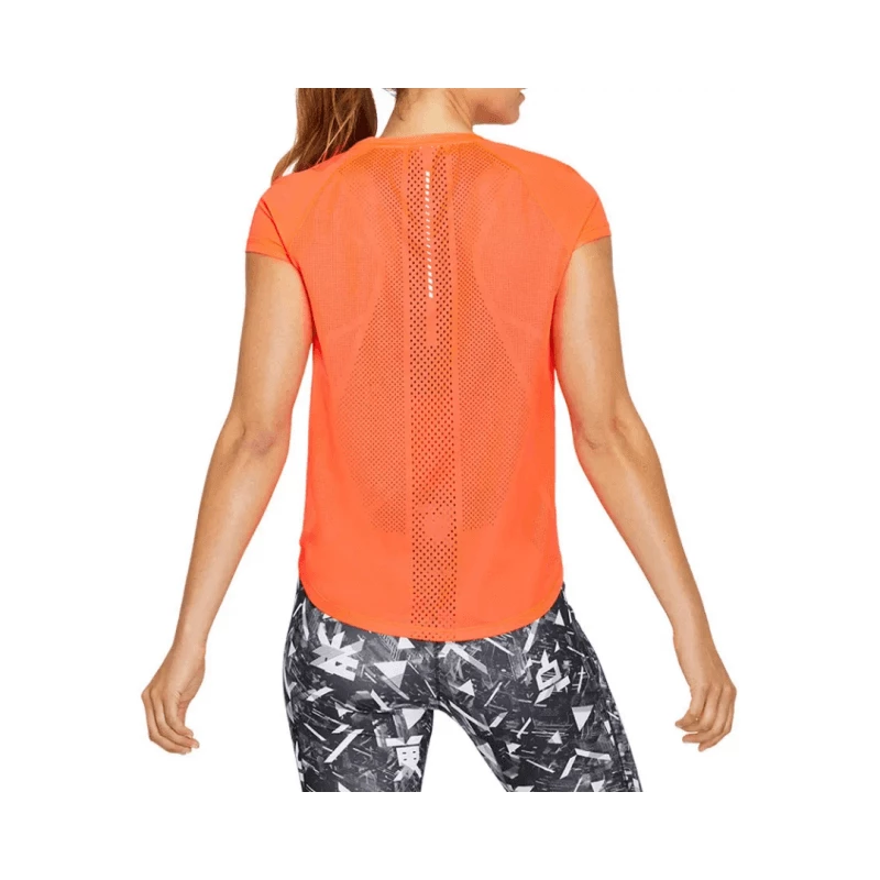 Camiseta Asics Future Tokyo Ventilate Manga Corta Naranja Mujer 5 Camiseta Asics Future Tokyo Ventilate Manga Corta Naranja Mujer - Image 3