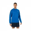 Camiseta Asics Icon 1/2 Zip Manga Larga Azul -365rider Ventas camiseta asics icon 12 zip manga larga azul
