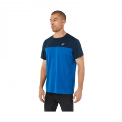 Camiseta Asics Race SS TOP Manga Corta Negro Azul SS22 -365rider Ventas camiseta asics race ss top manga corta negro azul ss22 2