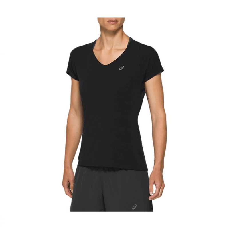 Camiseta Asics SS Top Negra Mujer 3 Camiseta Asics SS Top Negra Mujer