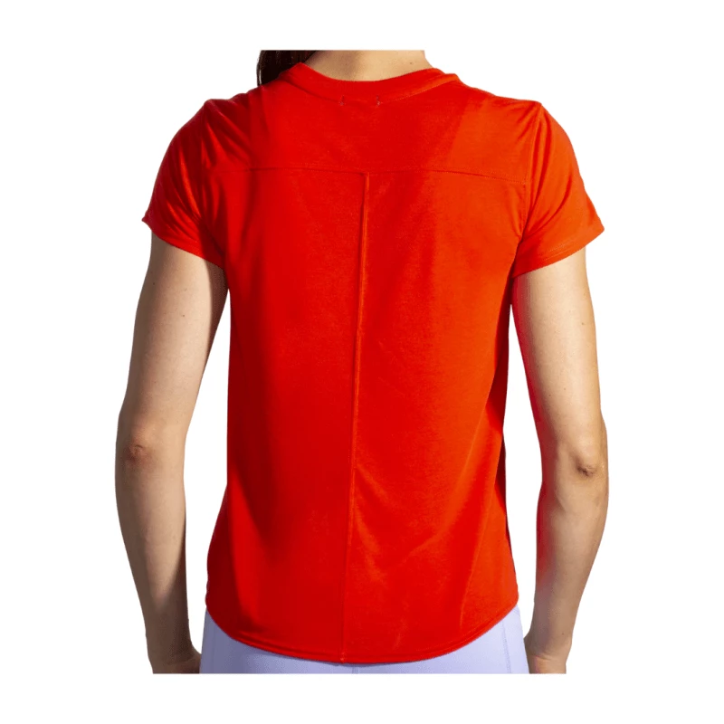 Camiseta Brooks Distance Graphic Manga Corta Roja Mujer 4 Camiseta Brooks Distance Graphic Manga Corta Roja Mujer - Image 2
