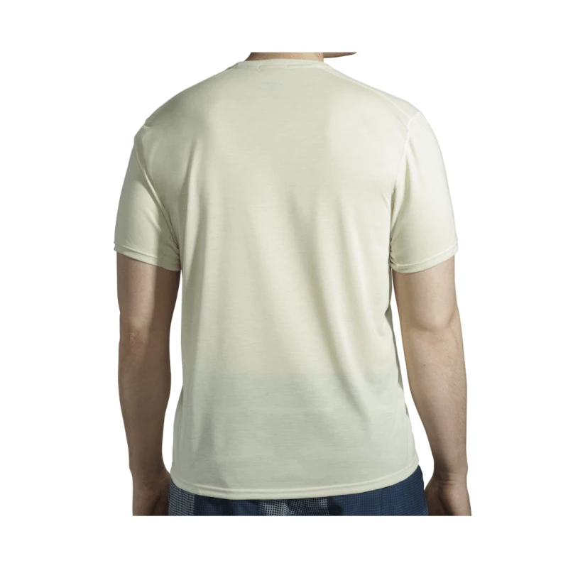 Camiseta Brooks Distance Manga Corta Blanco Roto 6 Camiseta Brooks Distance Manga Corta Blanco Roto - Image 4