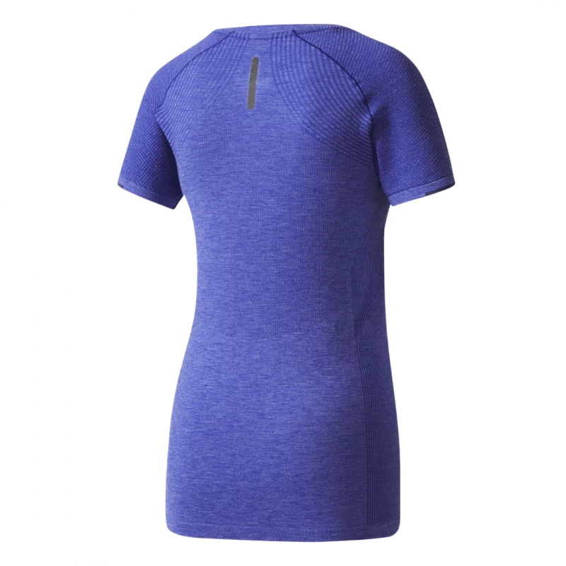 Camiseta Maga Corta Adidas Técnica Primeknit Wool Mujer Azul 4 Camiseta Maga Corta Adidas Técnica Primeknit Wool Mujer Azul - Image 2