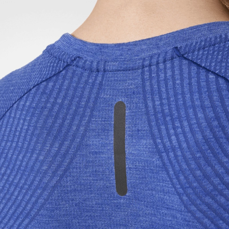 Camiseta Maga Corta Adidas Técnica Primeknit Wool Mujer Azul 10 Camiseta Maga Corta Adidas Técnica Primeknit Wool Mujer Azul - Image 8