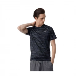 Camiseta Manga Corta New Balance Printed Accelerate Azul