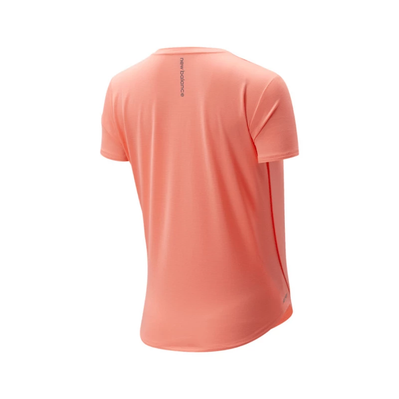 Camiseta New Balance Printed Accelerate Rosa Mujer 4 Camiseta New Balance Printed Accelerate Rosa Mujer - Image 2