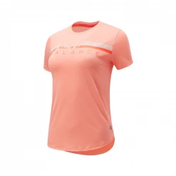Camiseta New Balance Printed Accelerate Rosa Mujer