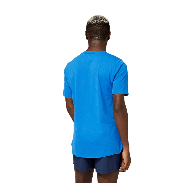 Camiseta New Balance Q Speed Jacquard Azul 5 Camiseta New Balance Q Speed Jacquard Azul - Image 3