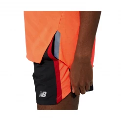 Camiseta New Balance Q Speed Jacquard Naranja -365rider Ventas camiseta new balance q speed jacquard naranja 4