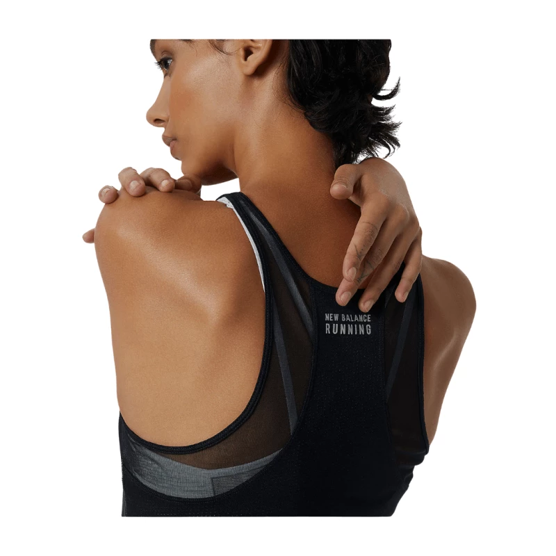 Camiseta New Balance Sin Mangas Impact Run Negro Mujer 6 Camiseta New Balance Sin Mangas Impact Run Negro Mujer - Image 4