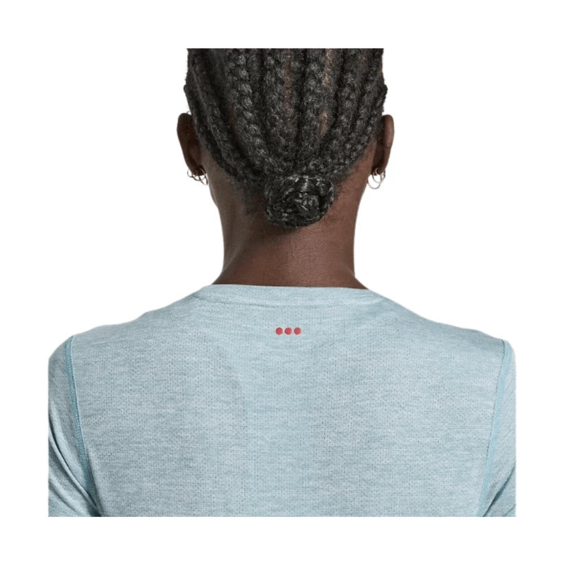 Camiseta Saucony Stopwatch Gris Mujer 6 Camiseta Saucony Stopwatch Gris Mujer - Image 4