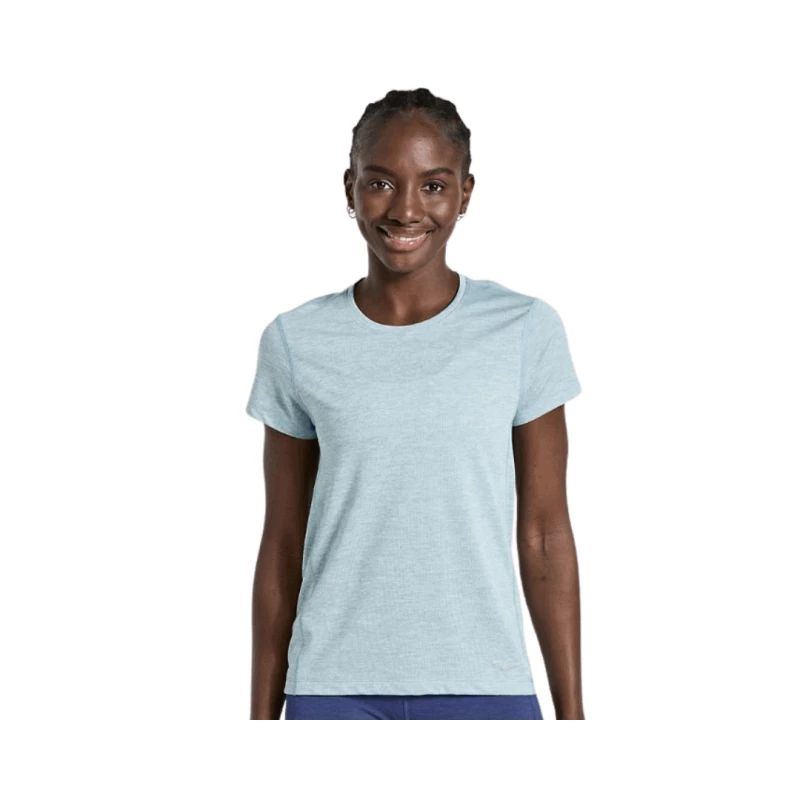 Camiseta Saucony Stopwatch Gris Mujer 3 Camiseta Saucony Stopwatch Gris Mujer