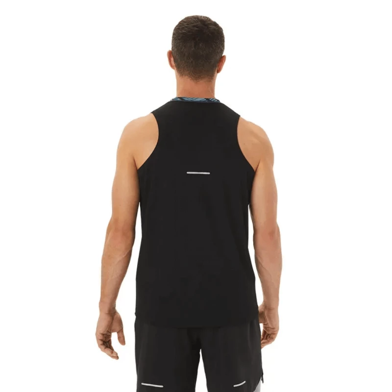 Camiseta Sin Mangas Asics Wild Camo Singlet Azul 4 Camiseta Sin Mangas Asics Wild Camo Singlet Azul - Image 2