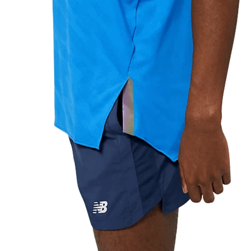 Camiseta Sin Mangas New Balance Q Speed Singlet Azul 6 Camiseta Sin Mangas New Balance Q Speed Singlet Azul - Image 4