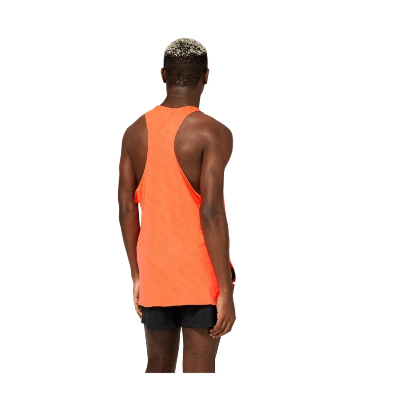 Camiseta Sin Mangas New Balance Q Speed Singlet Naranja 4 Camiseta Sin Mangas New Balance Q Speed Singlet Naranja - Image 2