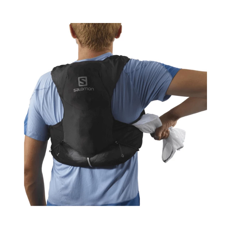 Chaleco De Running Salomon Adv Skin 5 Negro 6 Chaleco De Running Salomon Adv Skin 5 Negro - Image 4