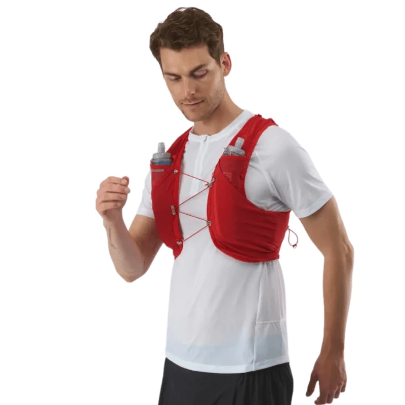 Chaleco De Running Salomon Adv Skin 5 Rojo Cereza 5 Chaleco De Running Salomon Adv Skin 5 Rojo Cereza - Image 3