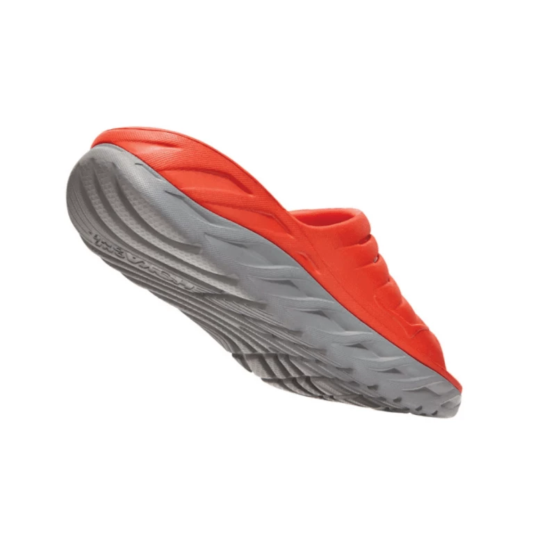 Chanclas Hoka One One ORA Recovery Slide Naranja Gris Hombre 4 Chanclas Hoka One One ORA Recovery Slide Naranja Gris Hombre - Image 2