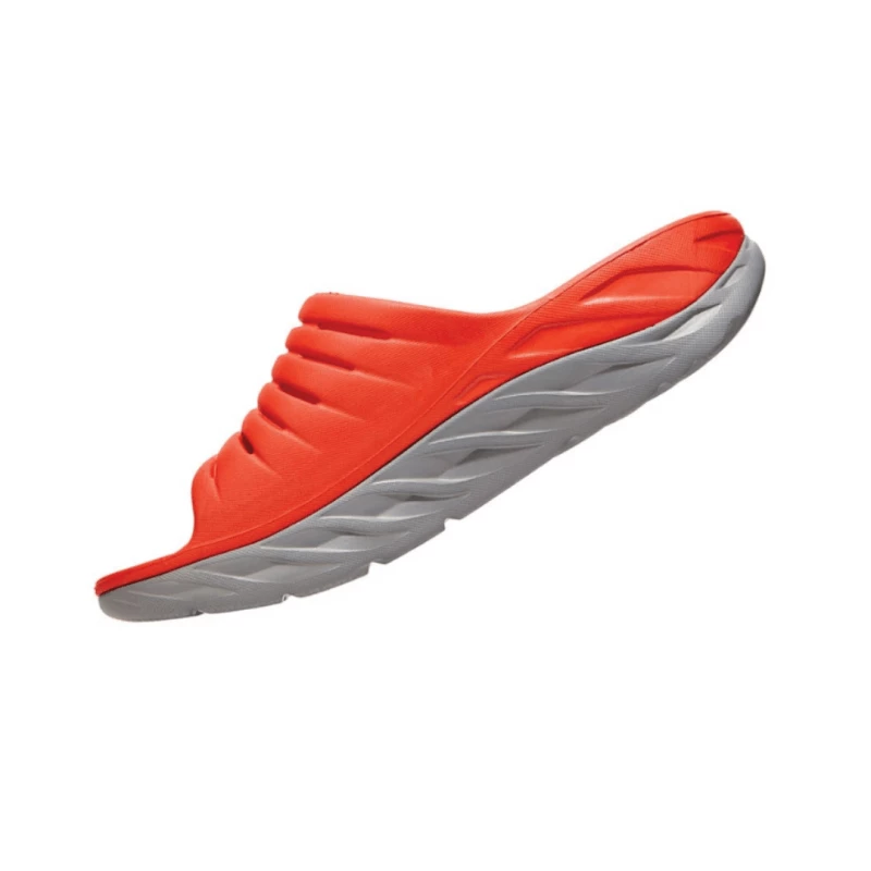Chanclas Hoka One One ORA Recovery Slide Naranja Gris Hombre 5 Chanclas Hoka One One ORA Recovery Slide Naranja Gris Hombre - Image 3