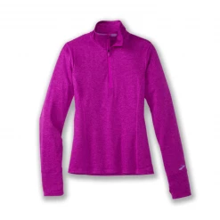 Chaqueta Brooks Dash 1/2 Zip Morado Mujer