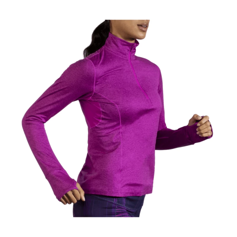 Chaqueta Brooks Dash 1/2 Zip Morado Mujer 7 Chaqueta Brooks Dash 1/2 Zip Morado Mujer - Image 5