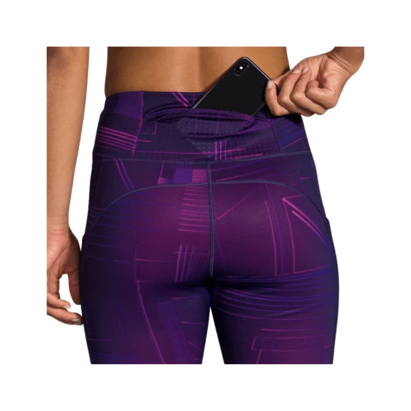 Mallas Brooks Method 7/8 Morado Mujer 6 Mallas Brooks Method 7/8 Morado Mujer - Image 4