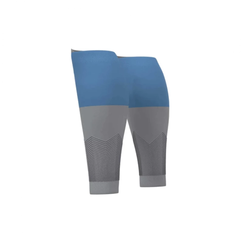 Medias Compresión Compressport R2V2 Azul Gris 4 Medias Compresión Compressport R2V2 Azul Gris - Image 2