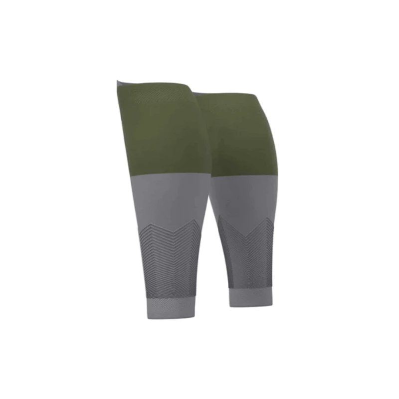 Medias Compresión Compressport R2V2 Verde Gris 4 Medias Compresión Compressport R2V2 Verde Gris - Image 2