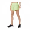 Pantalón Corto Asics Road 3.5IN Verde Lima Mujer -365rider Ventas pantalon corto asics road 35in verde lima mujer