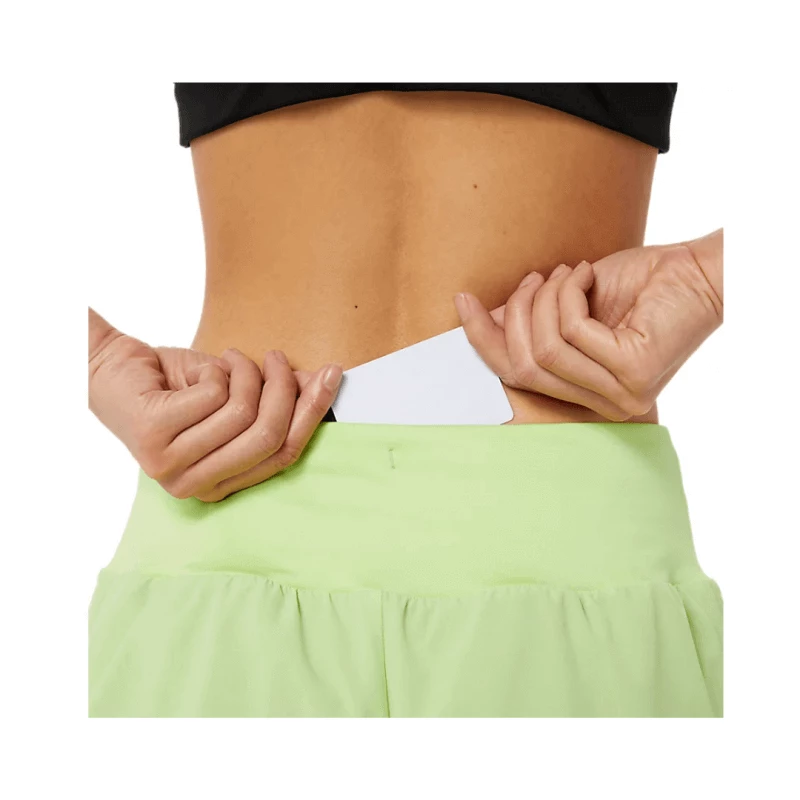 Pantalón Corto Asics Road 3.5IN Verde Lima Mujer 8 Pantalón Corto Asics Road 3.5IN Verde Lima Mujer - Image 6