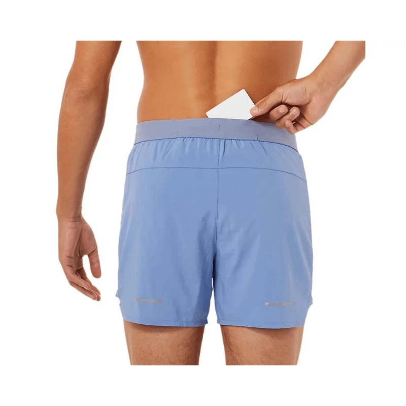 Pantalón Corto Asics Road 5In Azul 6 Pantalón Corto Asics Road 5In Azul - Image 4