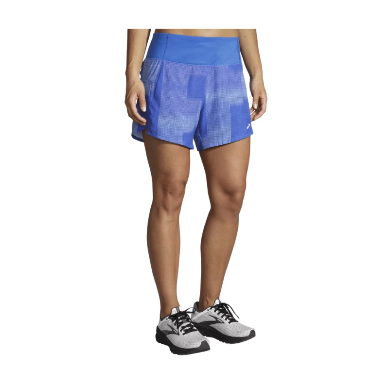 Pantalón Corto Brooks Chaser 5" Azul Mujer 4 Pantalón Corto Brooks Chaser 5" Azul Mujer - Image 2