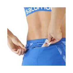 Pantalón Corto Salomon Cross 5" Azul Mujer -365rider Ventas pantalon corto salomon cross 5 azul mujer 3