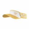 Visera Compressport Spiderweb Ultralight Blanco Dorado