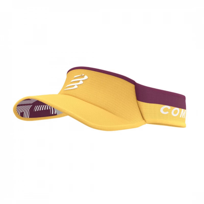 Visera Compressport Ultralight Amarillo Burdeos 3 Visera Compressport Ultralight Amarillo Burdeos