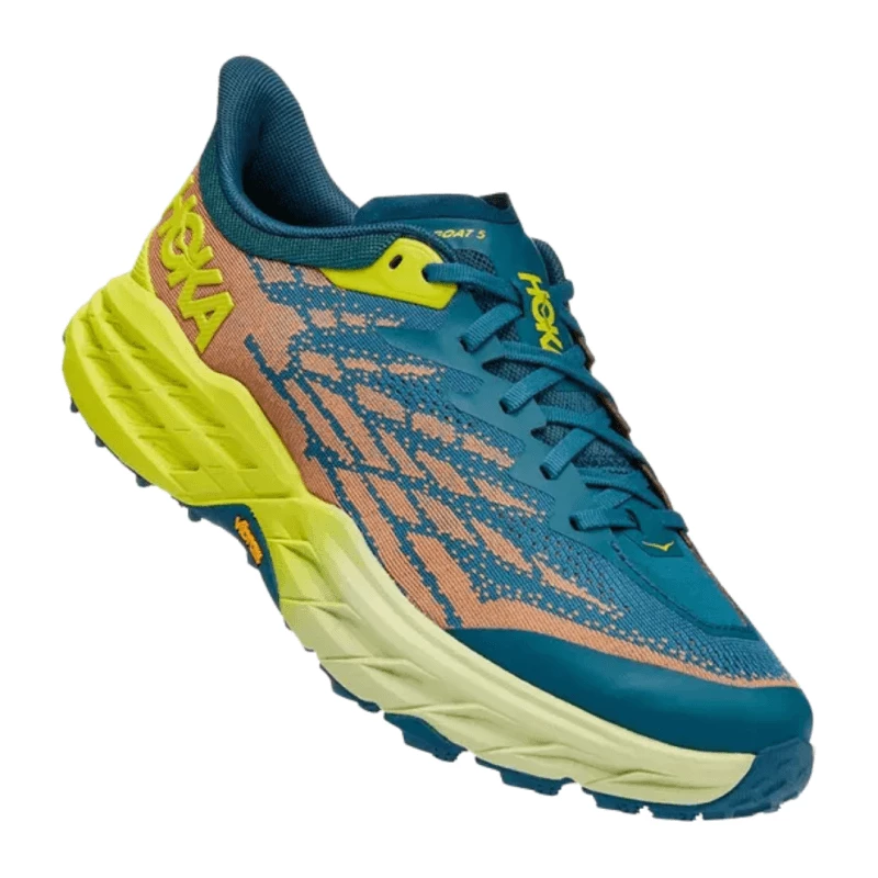 Zapatilla Hoka One One Speedgoat 5 Wide Azul Coral Verde AW22 3 Zapatilla Hoka One One Speedgoat 5 Wide Azul Coral Verde AW22
