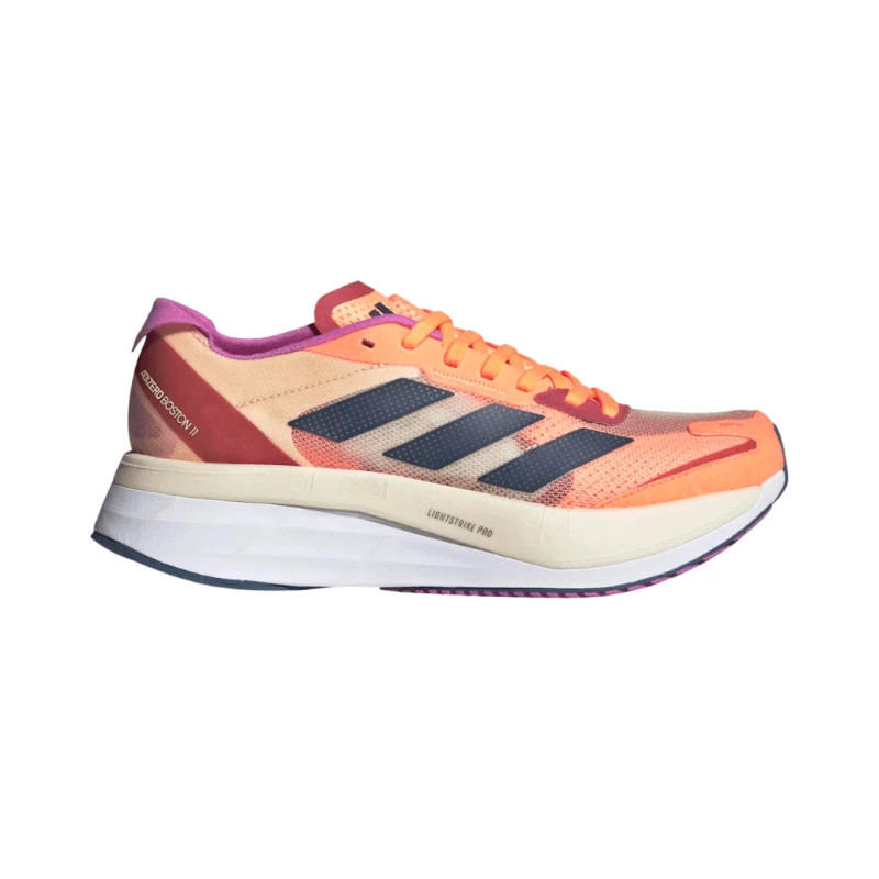 Zapatillas Adidas Adizero Boston 11 Naranja Mujer AW22 3 Zapatillas Adidas Adizero Boston 11 Naranja Mujer AW22