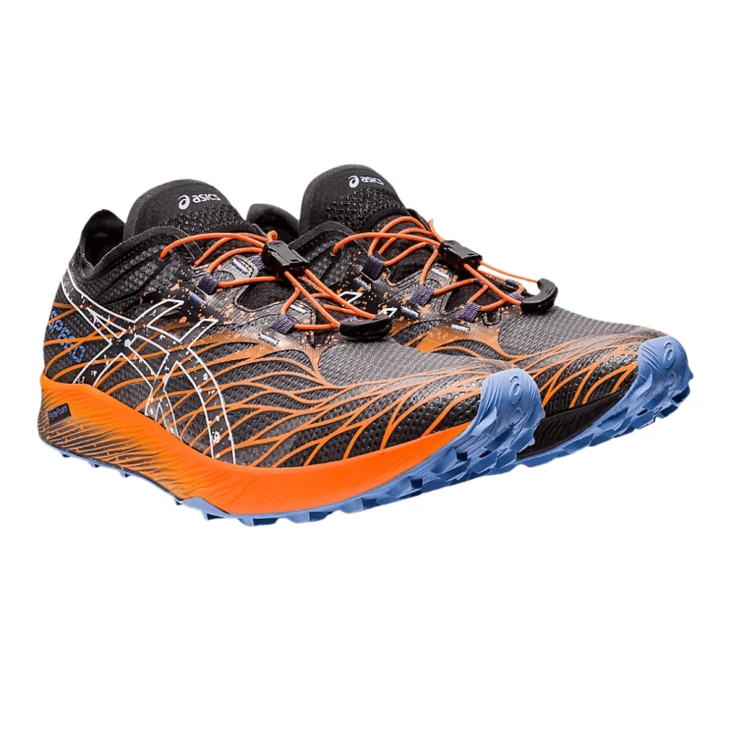 Zapatillas Asics Fujispeed Negro Naranja SS22 4 Zapatillas Asics Fujispeed Negro Naranja SS22 - Image 2