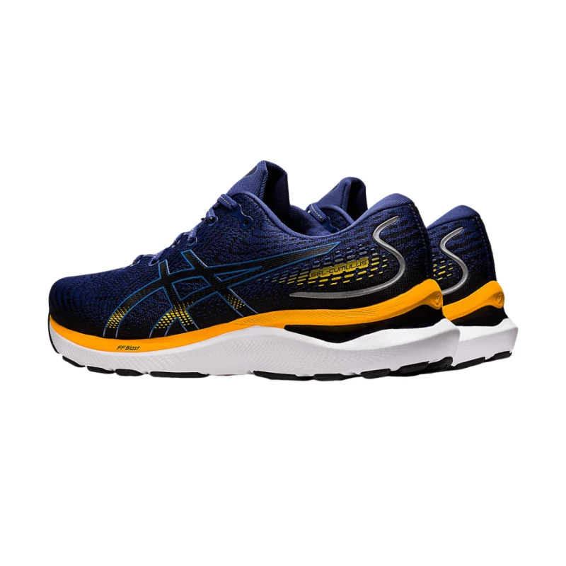 Zapatillas Asics Gel-Cumulus 24 Azul Amarillo AW22 6 Zapatillas Asics Gel-Cumulus 24 Azul Amarillo AW22 - Image 4