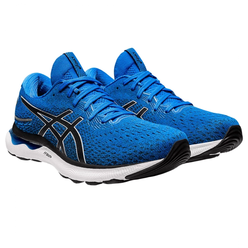 Zapatillas Asics Gel Nimbus 24 Azul Blanco AW22 5 Zapatillas Asics Gel Nimbus 24 Azul Blanco AW22 - Image 3