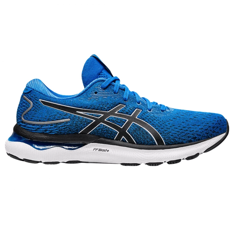 Zapatillas Asics Gel Nimbus 24 Azul Blanco AW22 3 Zapatillas Asics Gel Nimbus 24 Azul Blanco AW22