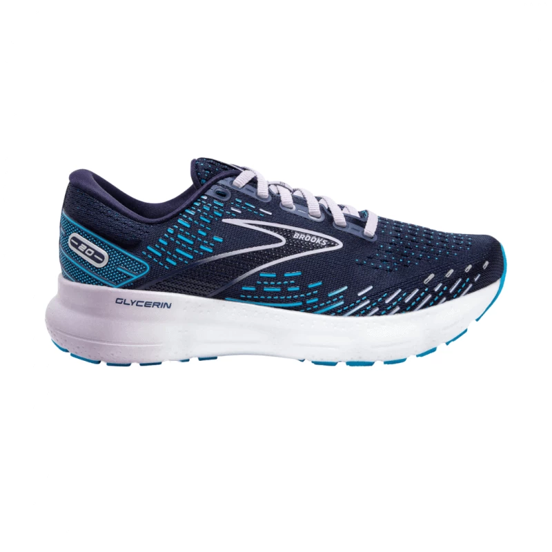 Zapatillas Brooks Glycerin GTS 20 Azul Blanco AW22 Mujer 3 Zapatillas Brooks Glycerin GTS 20 Azul Blanco AW22 Mujer