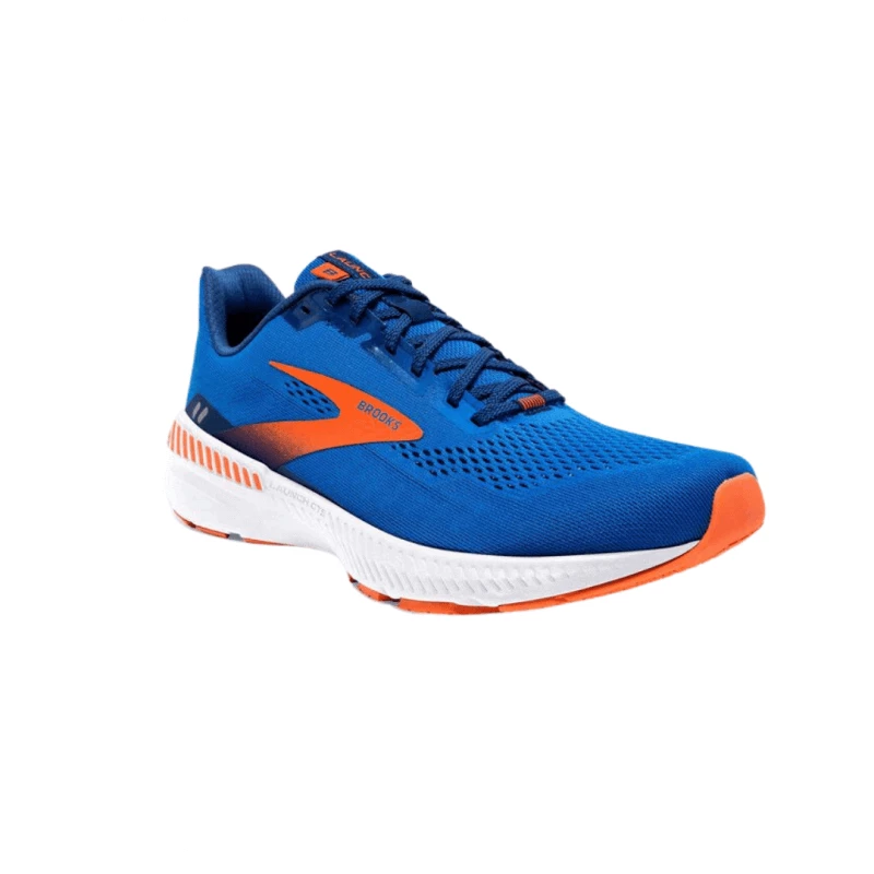 Zapatillas Brooks Launch GTS 8 Azul Blanco Naranja SS21 4 Zapatillas Brooks Launch GTS 8 Azul Blanco Naranja SS21 - Image 2