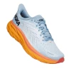 Zapatillas Hoka One One Clifton 8 Celeste Naranja AW22 Mujer