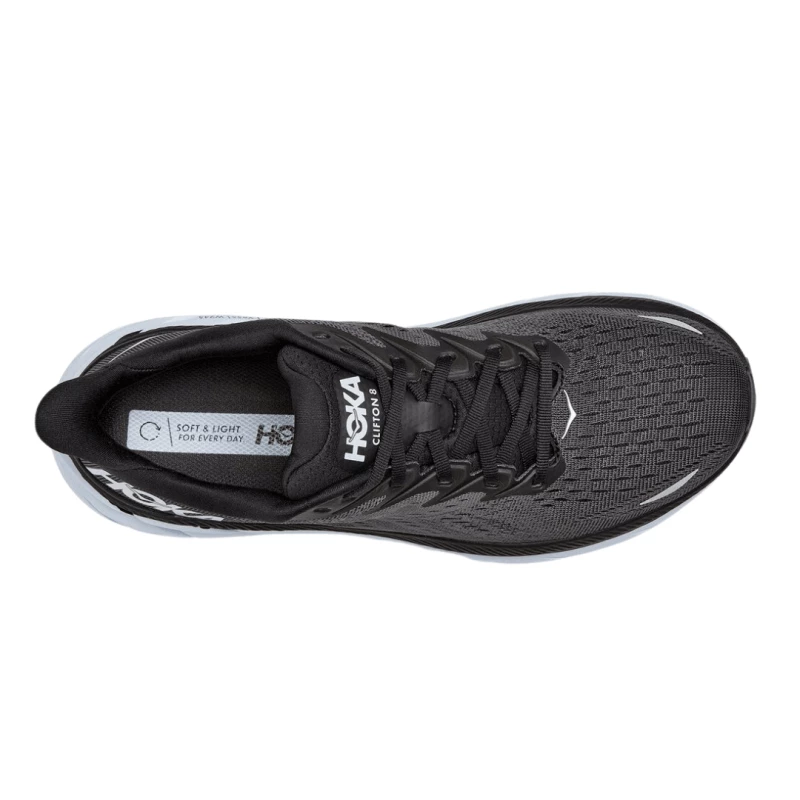 Zapatillas Hoka One One Clifton 8 Negro Blanco AW22 7 Zapatillas Hoka One One Clifton 8 Negro Blanco AW22 - Image 5
